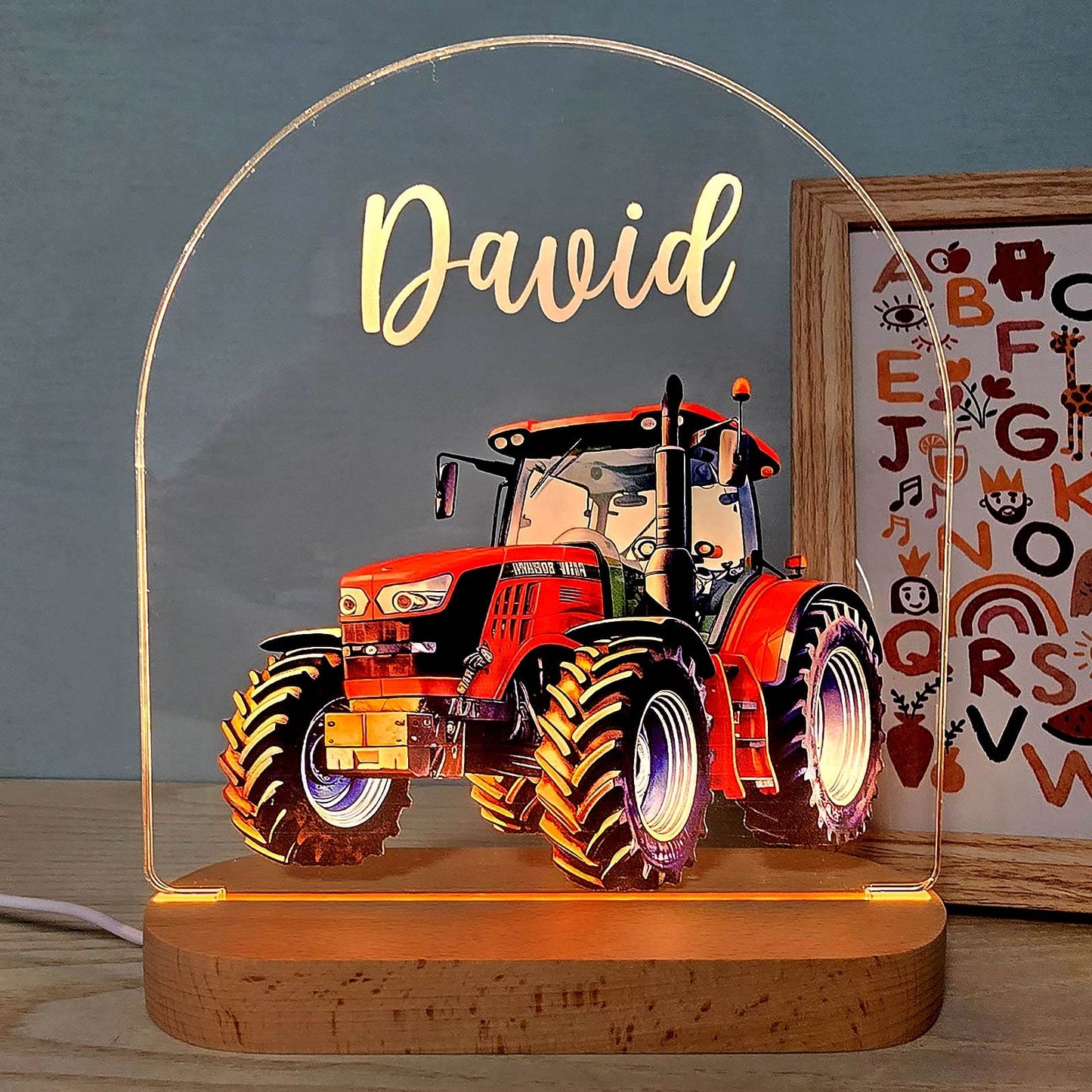 Mon Tracteur Magique - Veilleuse pour enfants