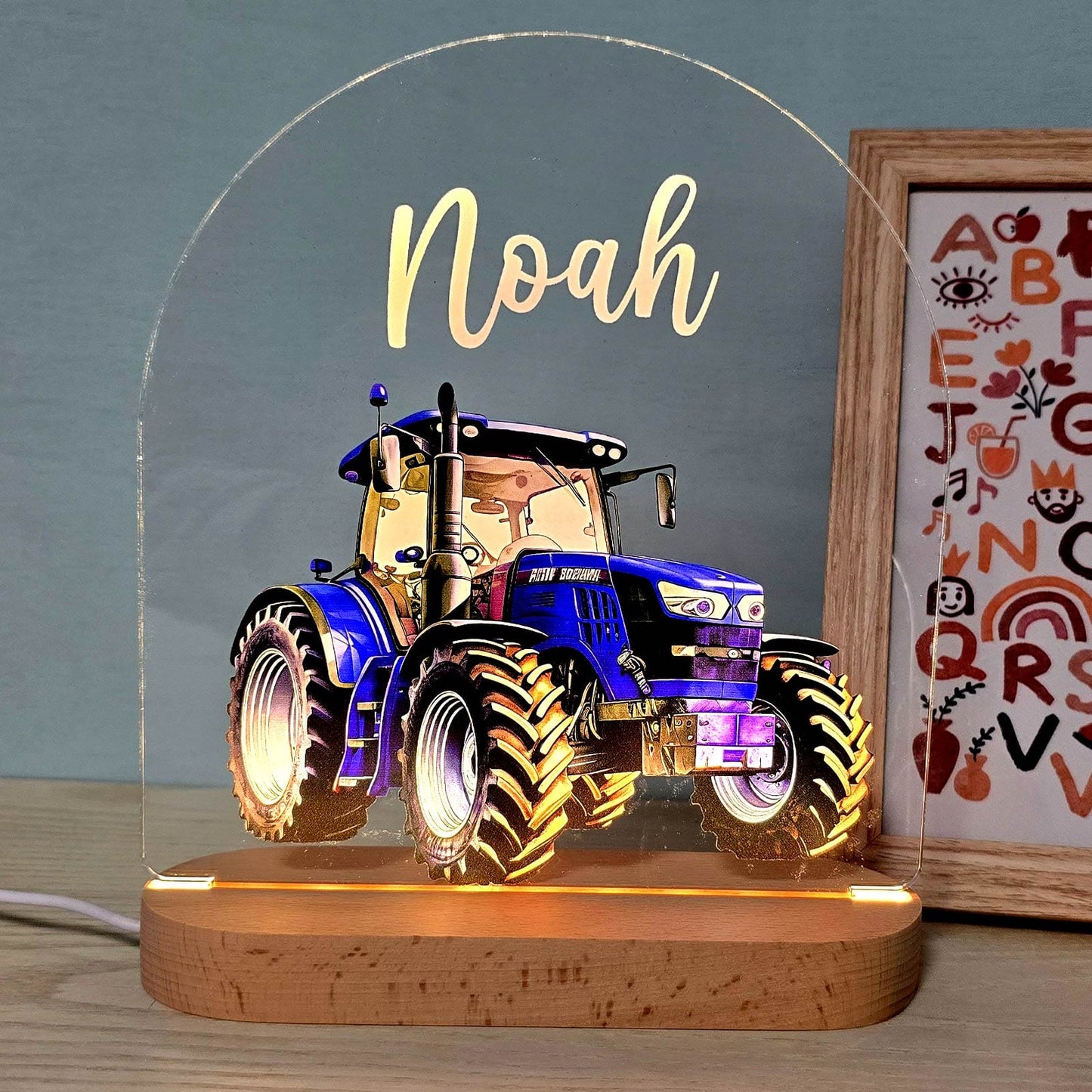 Mon Tracteur Magique - Veilleuse pour enfants