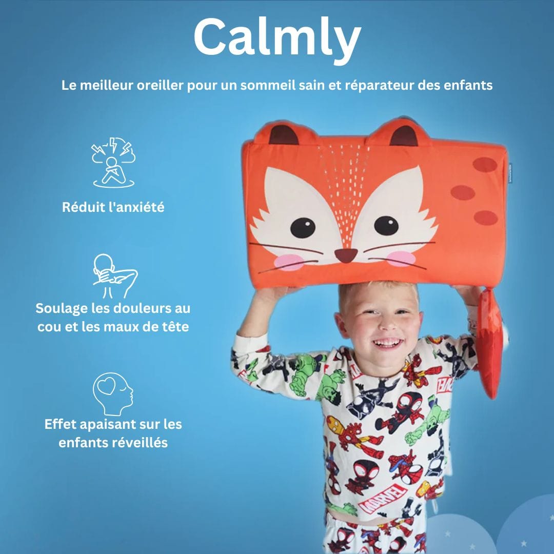 Calmly - L'oreiller pour enfants pour un sommeil meilleur et plus sain