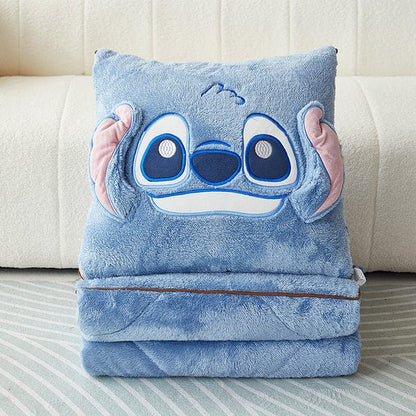 Stitch - Plaid avec coussin